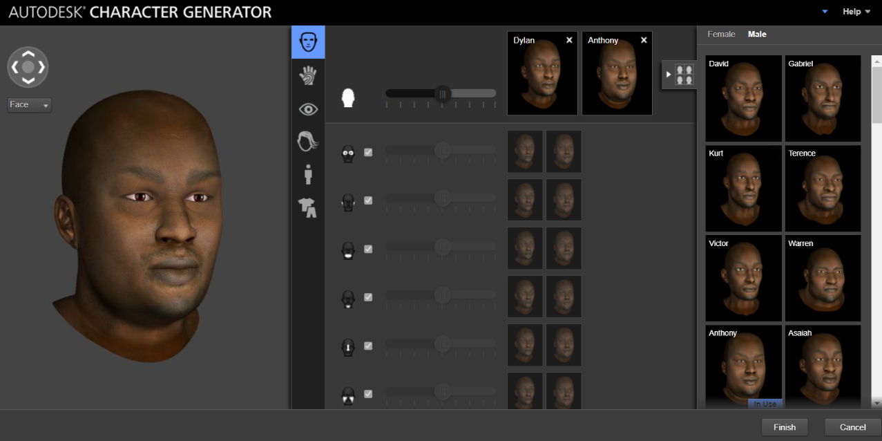 Character Generator Help Create and Customize Characters Autodesk