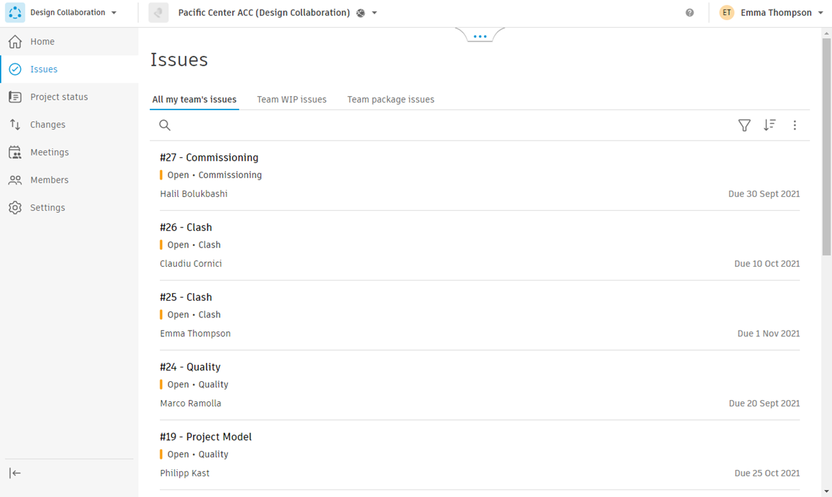 COLLAB Help | Issues In Design Collaboration | Autodesk