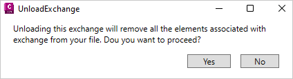 Unload a Data Exchange