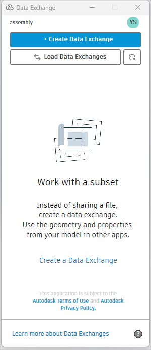 Data Exchange tab