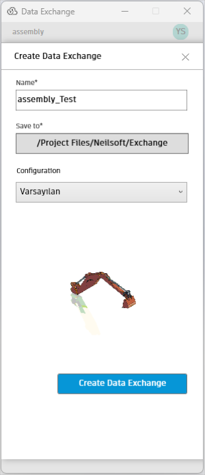 Data Exchange tab