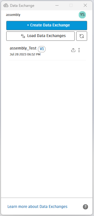 Data Exchange tab