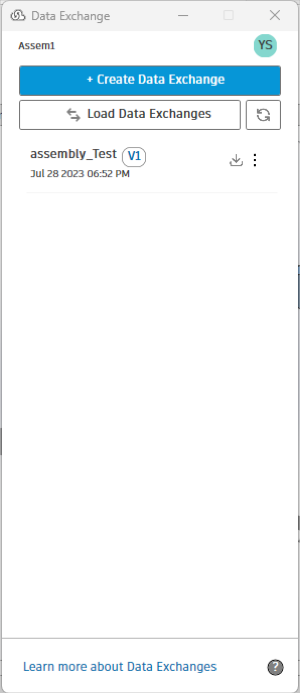Loading data exchanges