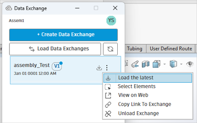 Loading data exchanges