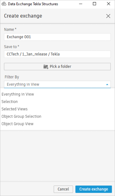 Create Data Exchange
