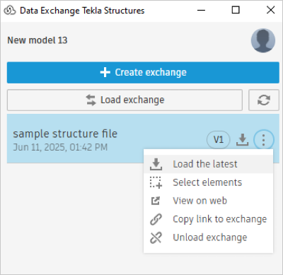 Load a Data Exchange