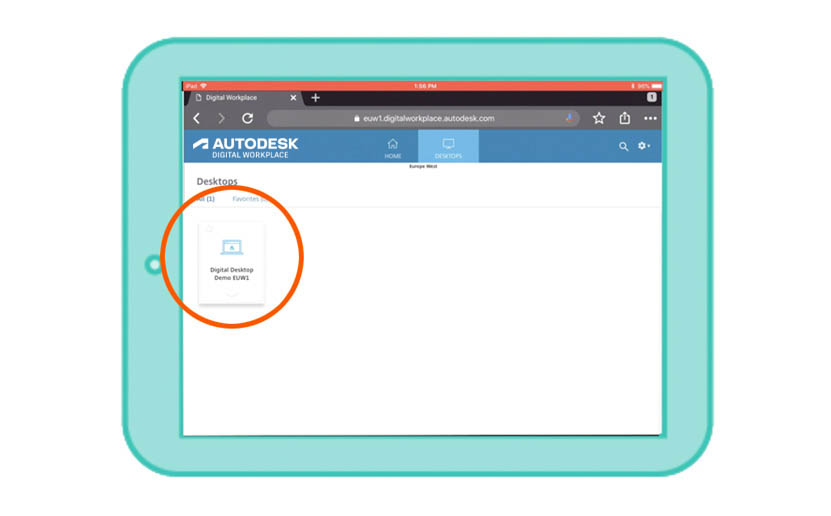 open digital desktop
