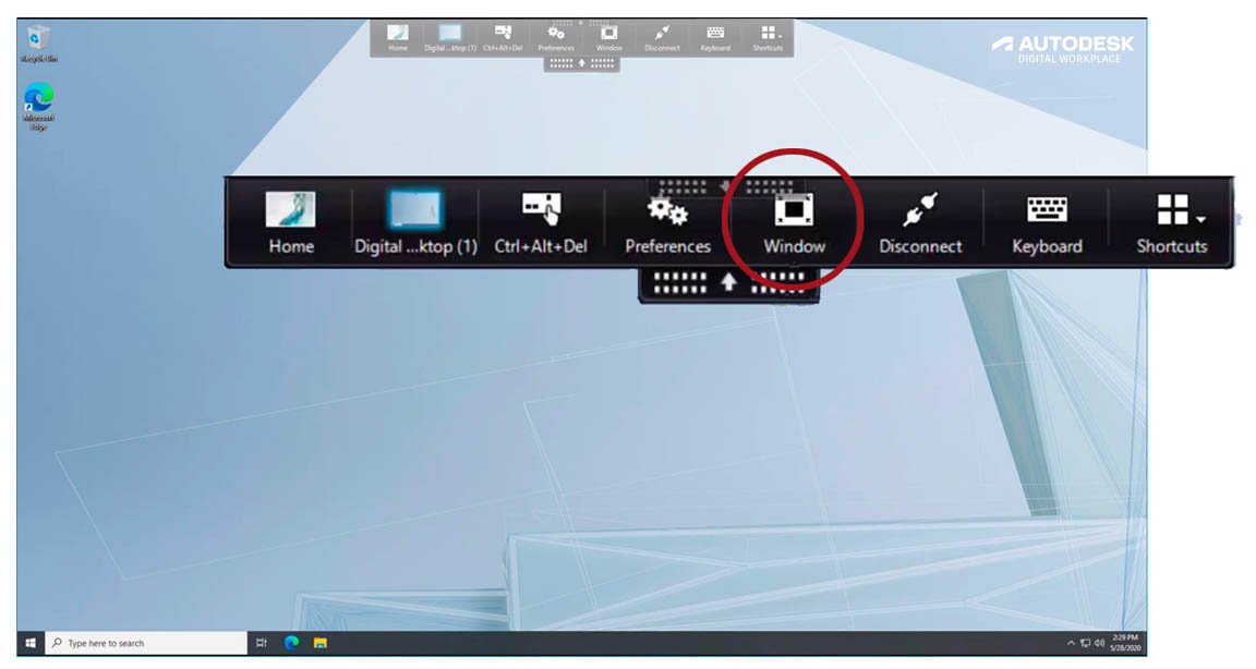 Search for Autodesk application