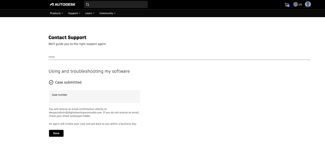 Contact Support