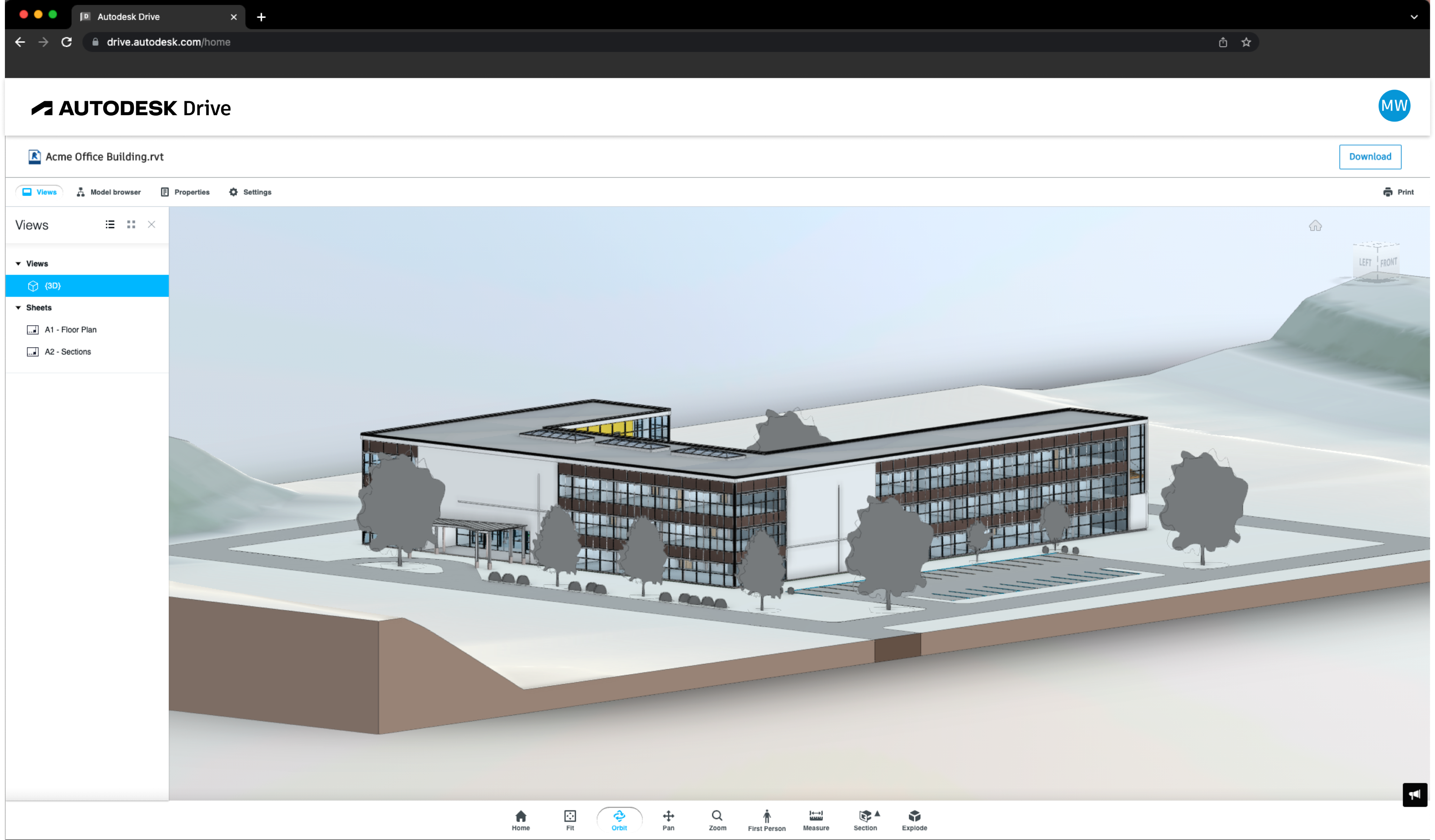 autodesk viewer lines