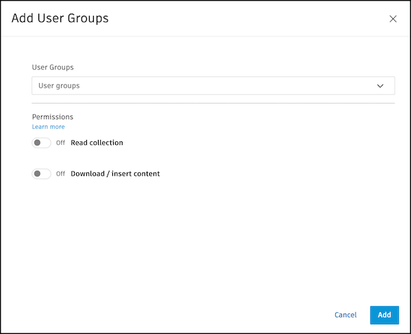 Add user group