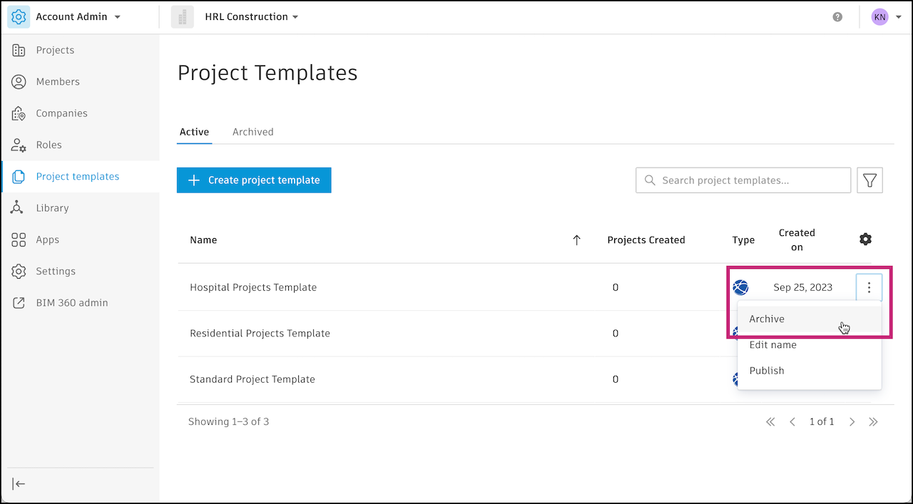 Project Templates