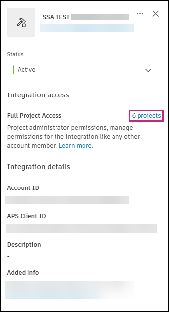Integration access