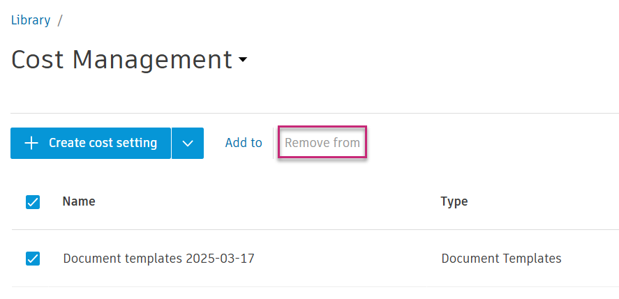 Remove from