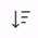 Sort icon