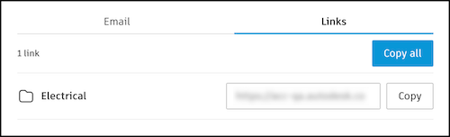 Share link by copying
