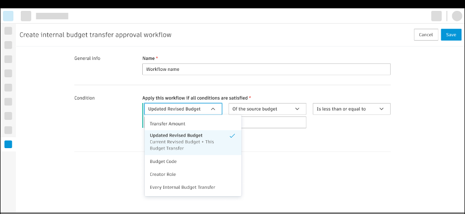 New Option in Workflows
