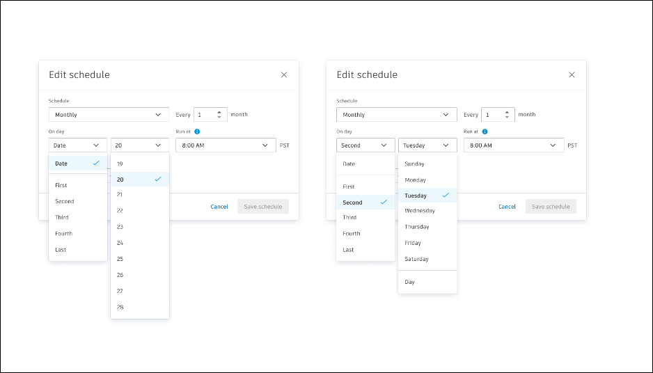 Budget Snapshot Enhancement