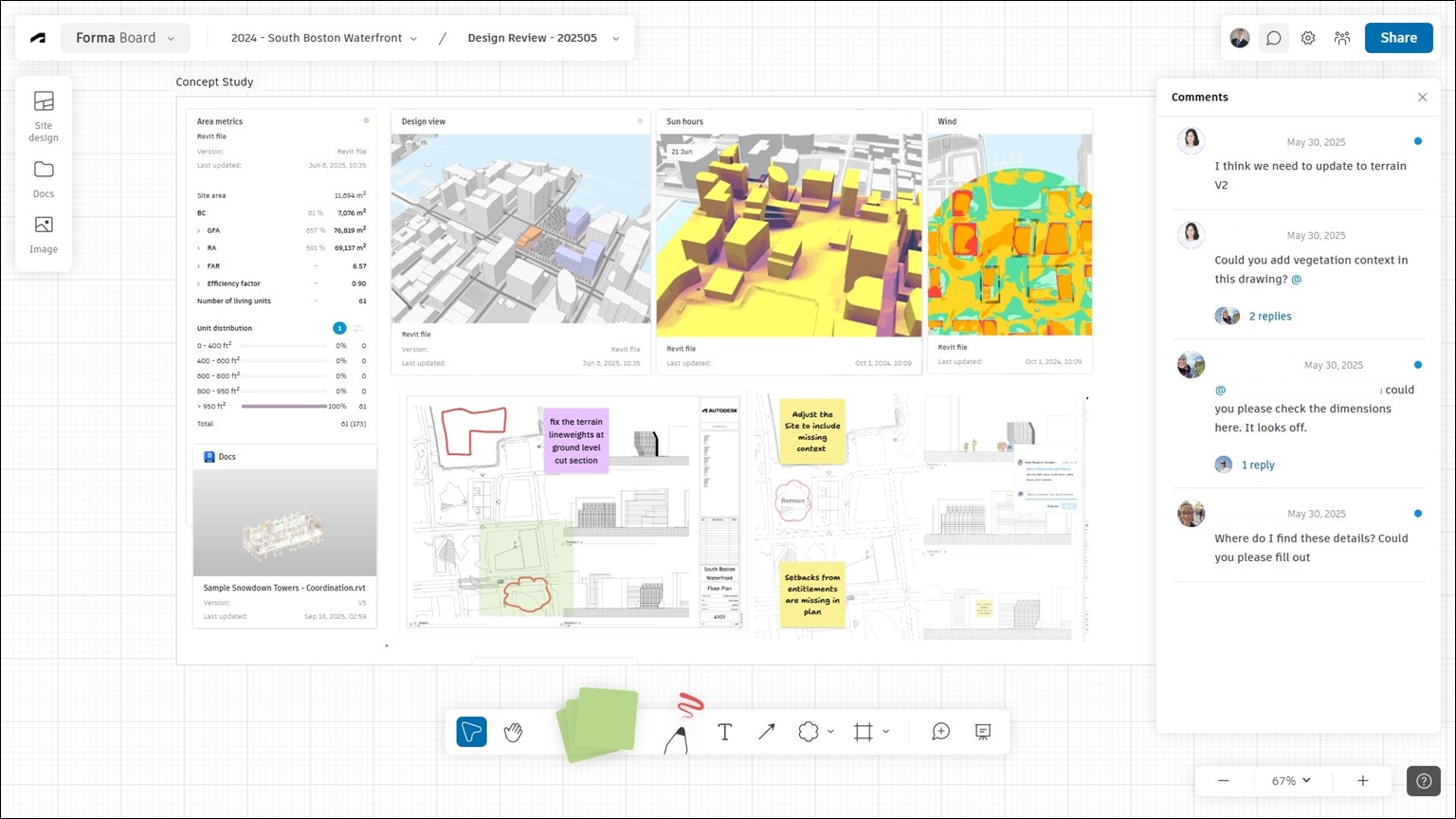 Forma Board interface