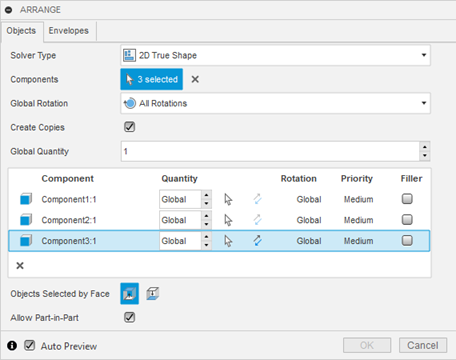 Arrange Overview