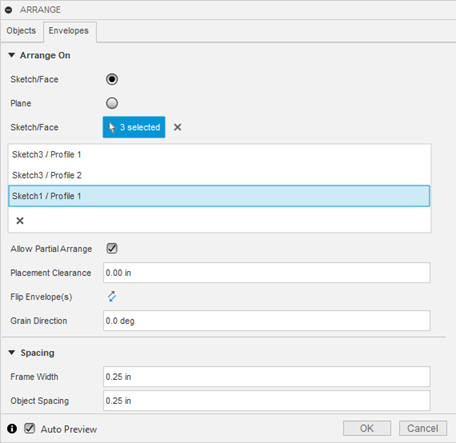 Arrange Object Model