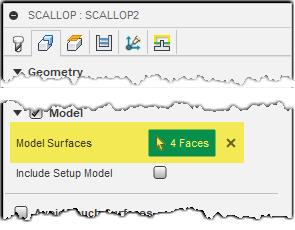 CAM Parameter CAD Object Dialog