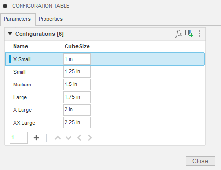 After Configuration Table Edit 2