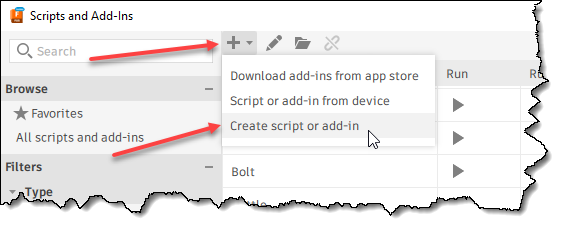 Scripts command