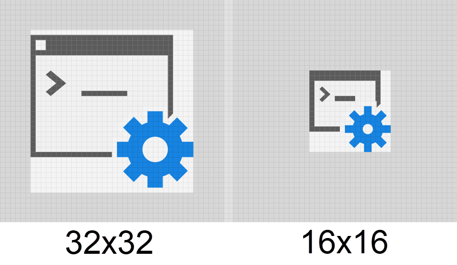 Different Icon Sizes