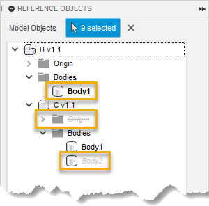 reference objects before example