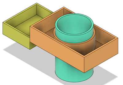 Three components with As-built Joints