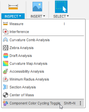 Component cycle toggle