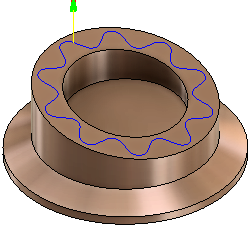 2d trace oil groove toolpath example