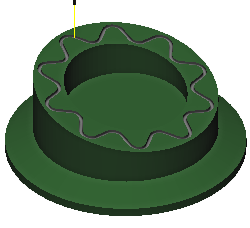 2d trace oil groove toolpath example