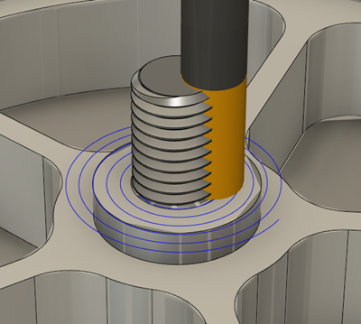 excessive load on tool on flat toolpath machining floor and wall