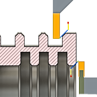 turning chamfer toolpath