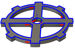 fabrication contour selection