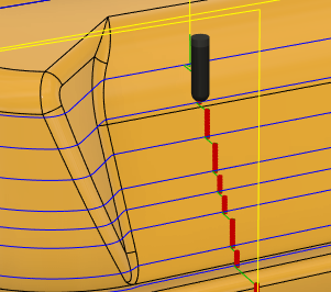 Move start points all entry and exit on same line