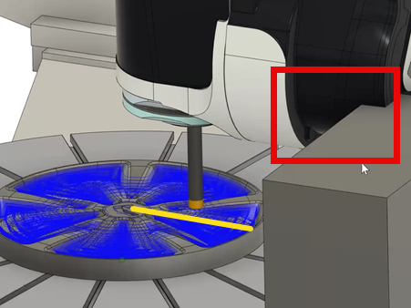 Line angle set to 0 degrees causes a collision between the head and a nearby object