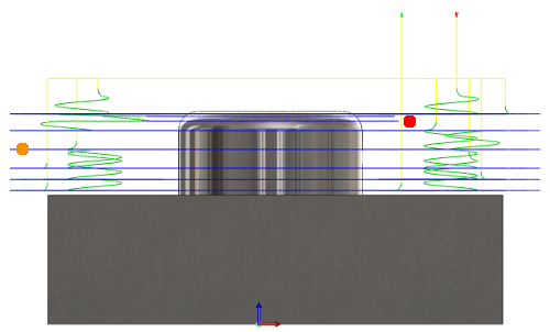 pocket toolpath shallow passes diagram