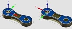 Setup WCS Milling Example