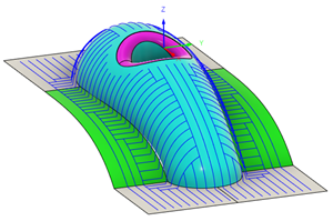 Optimized Parallel passes toolpath