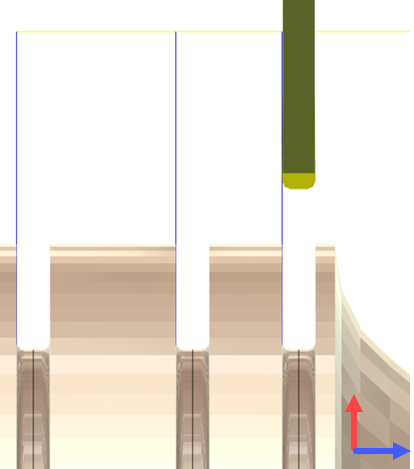 turning single groove OD strategy