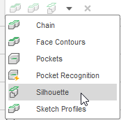 geometry selection pockets