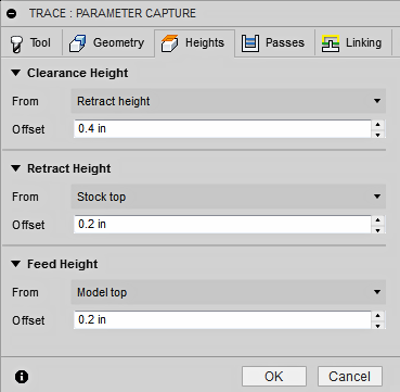 2d trace dialog heights tab