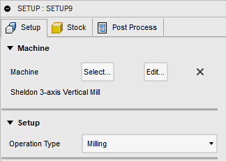 Setup Milling Machine