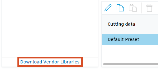 download vendor libraries button