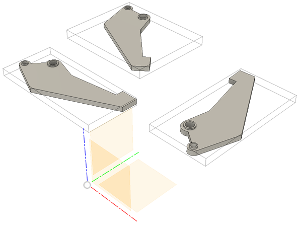 bounding boxes of rotated components