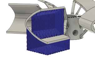 surround volume by polyline supports