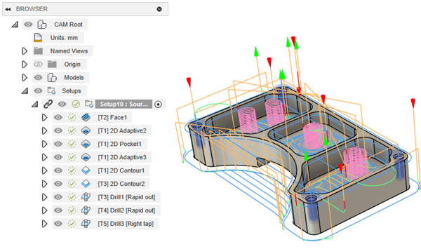 inserted design with setup